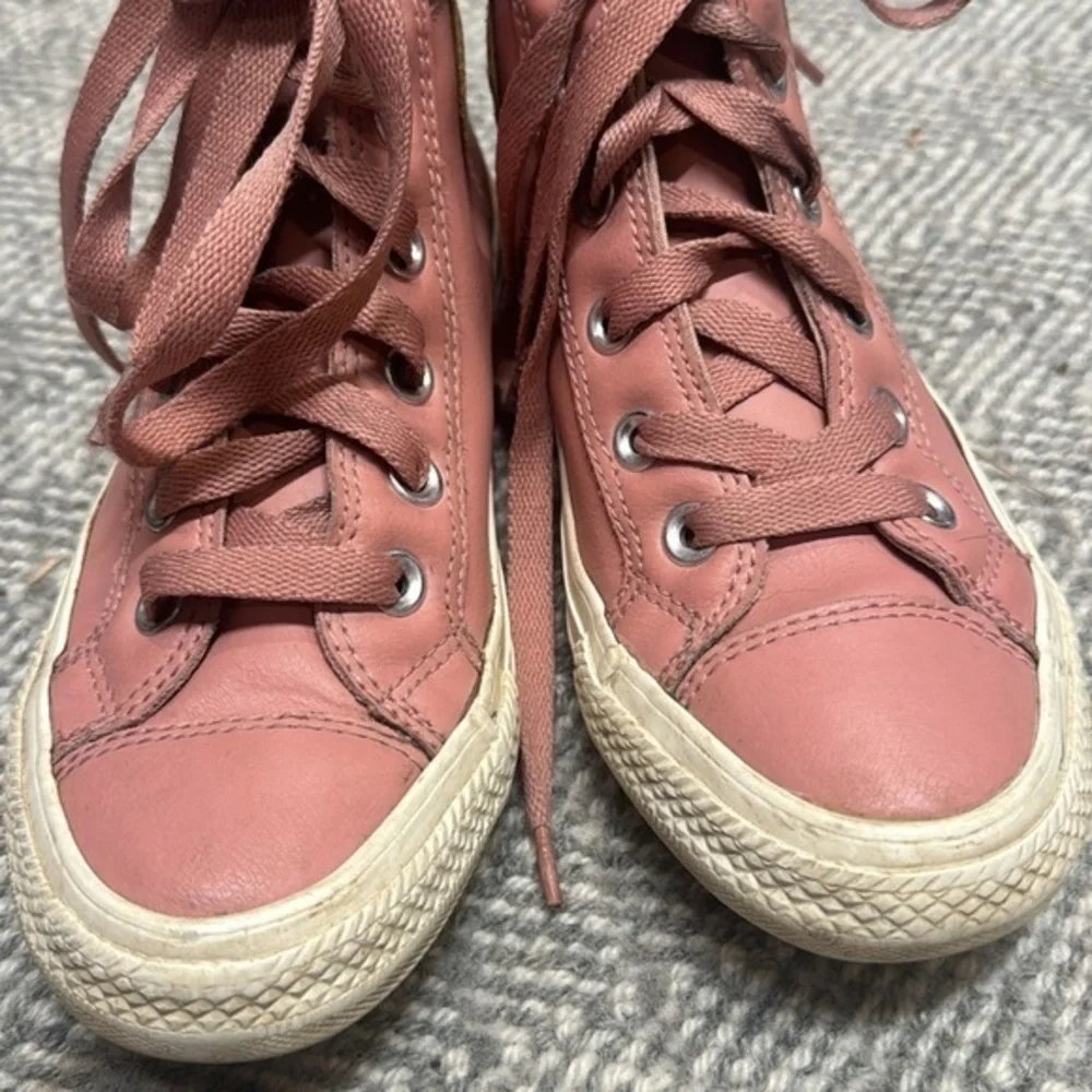Converse Chuck Taylor All‎ Star Berkshire fleece lined Hi Pink Leather Size 3